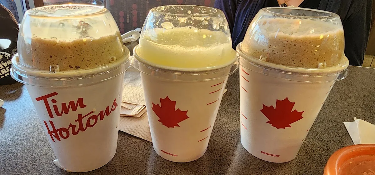 Iced Cappuccino and Lemonade