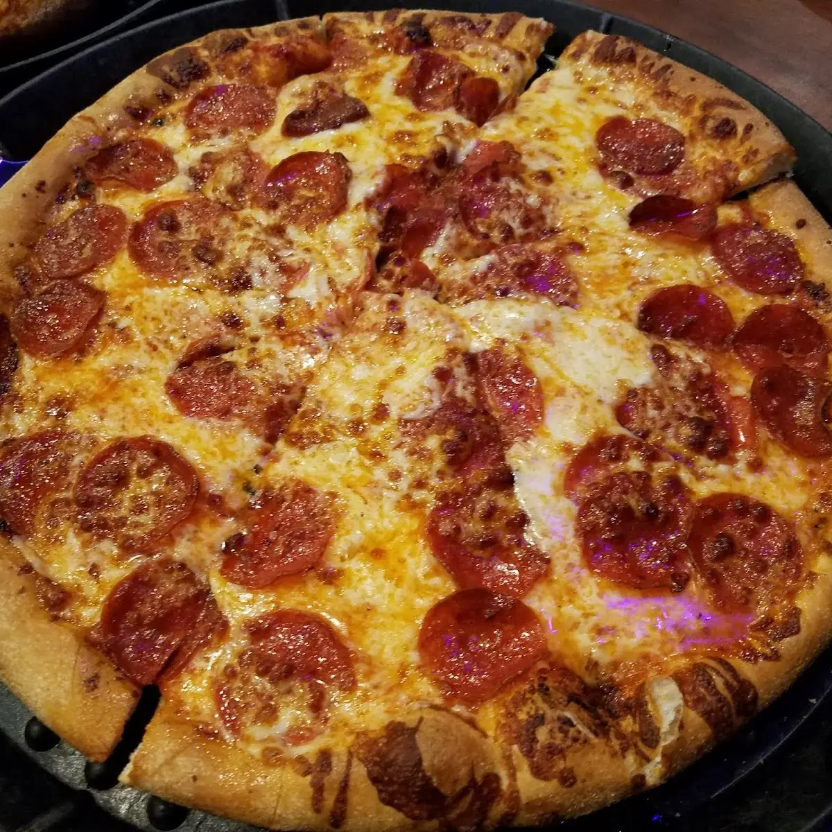 Large Pepperoni Thin Crust Pizza