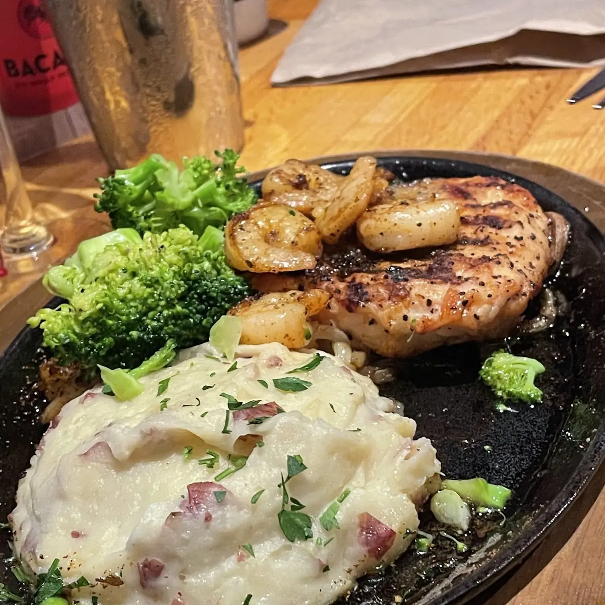 Shrimp 'N Parmesan Sirloin