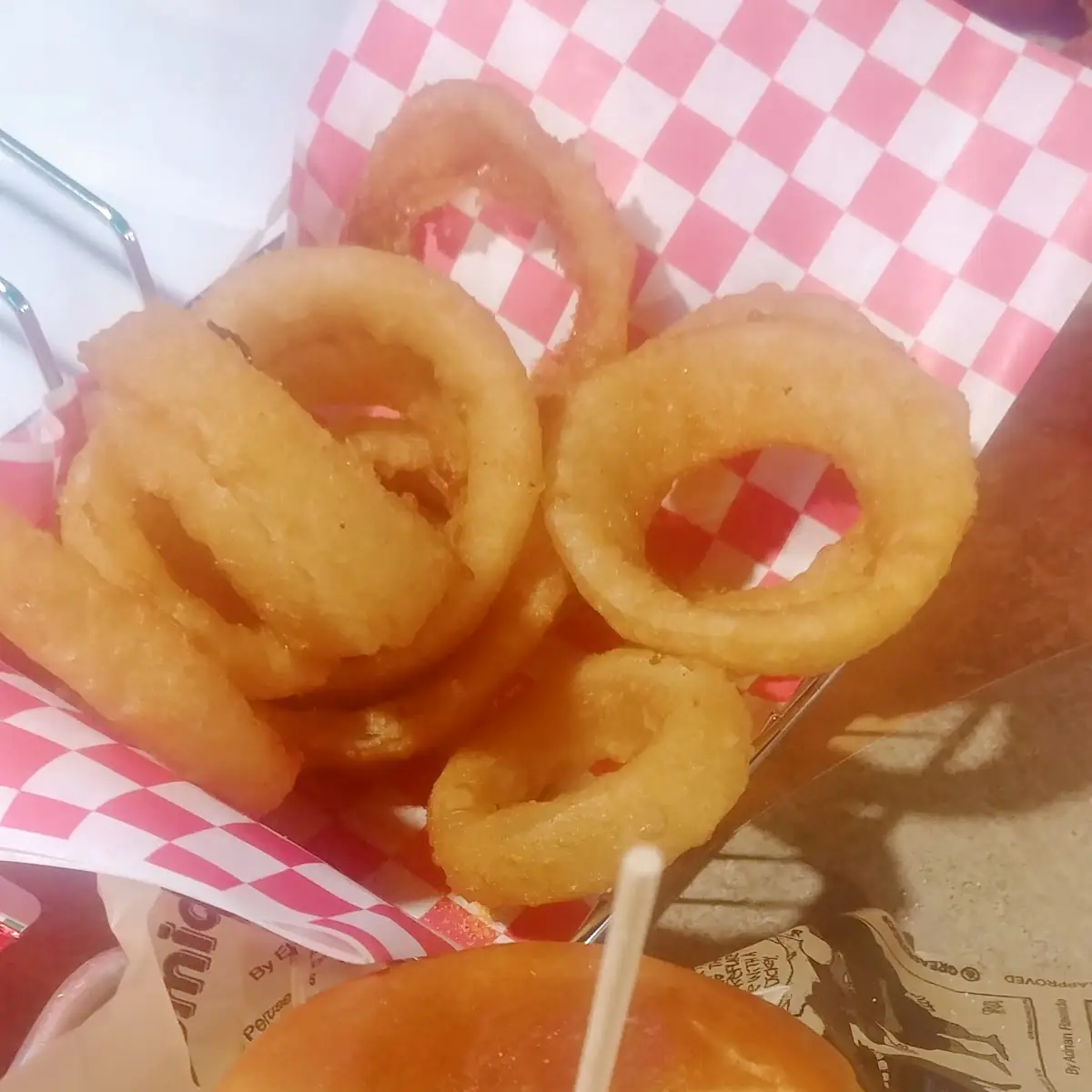 Onion Ring and Drink