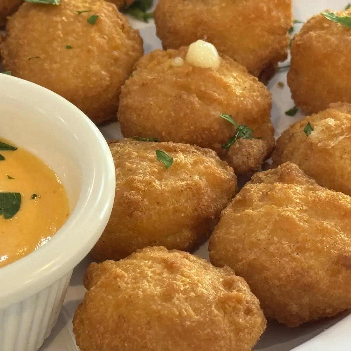 Corn Nuggets and Squash Apple Soup