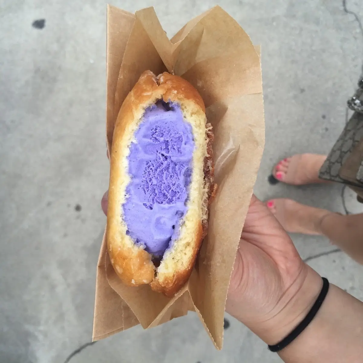 Ube Ice Cream Donuts