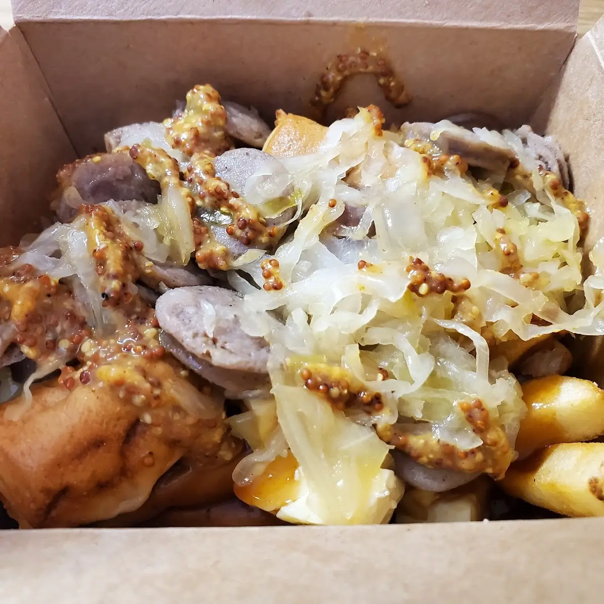 Bratwurst and Pretzel