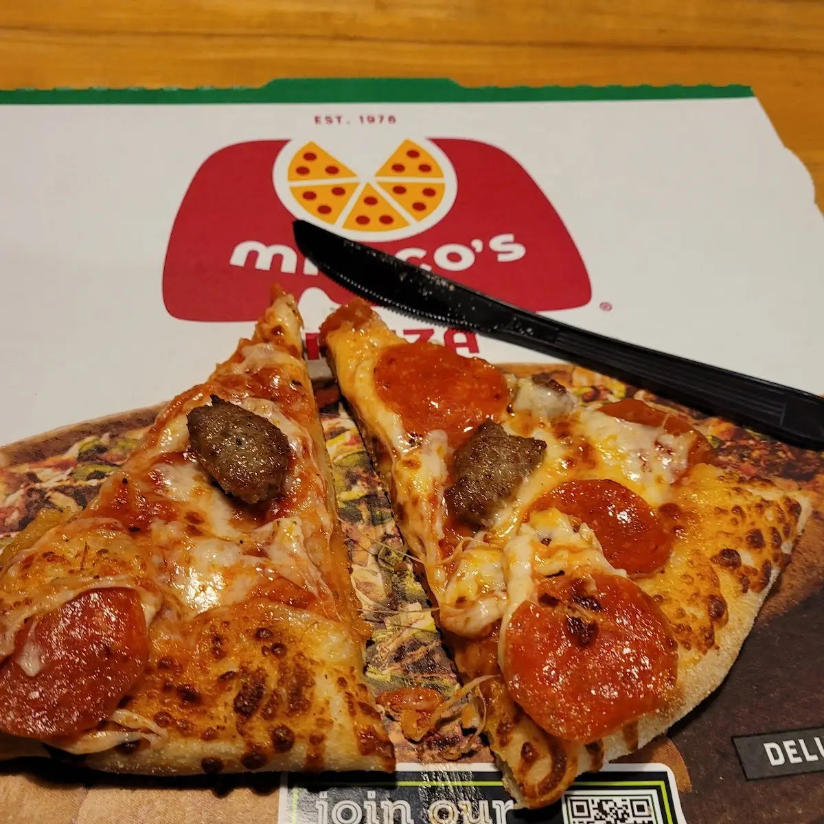 Pepperoni and Sausage Pizza