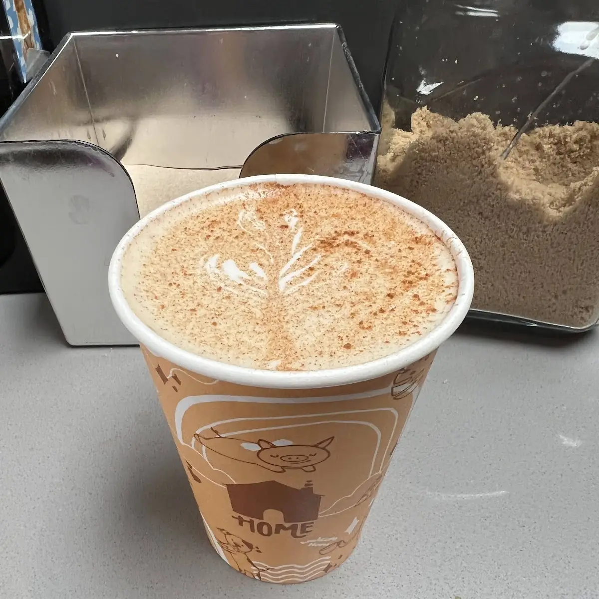 Chai Tea Latte with Oat Milk