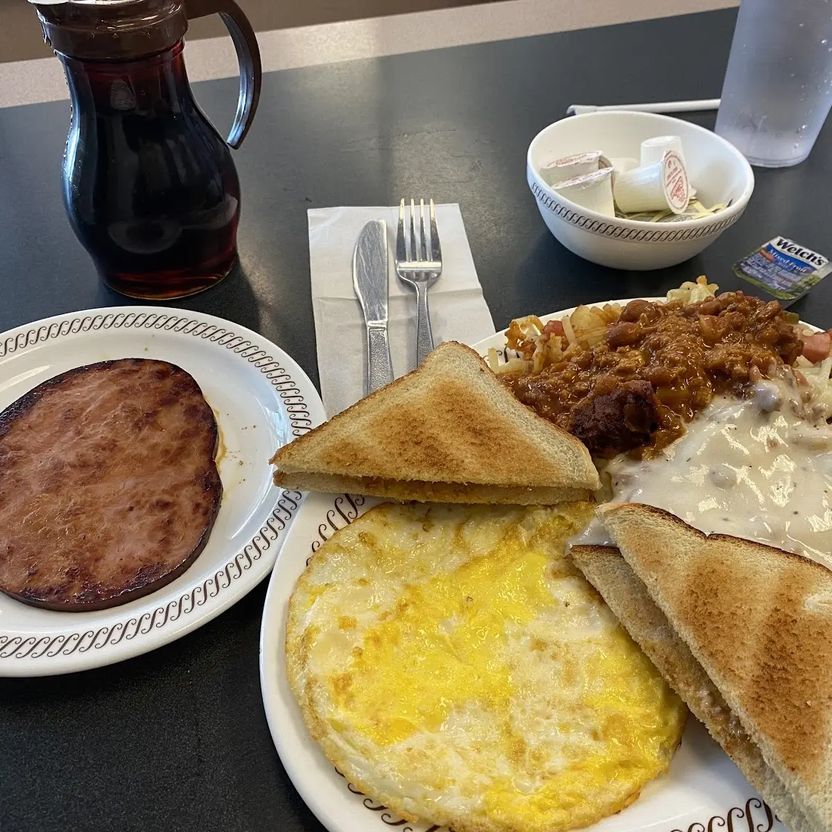 Two Biscuits & Gravy Two Eggs