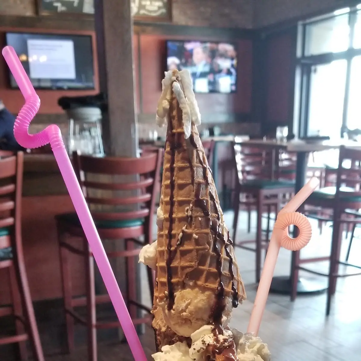 Brown Ale Battered Onion Ring Tower