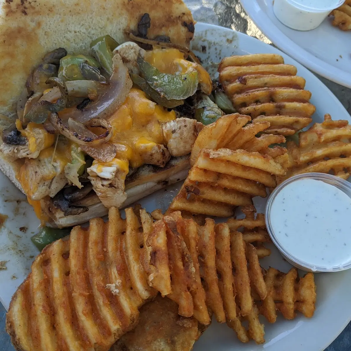 Philly Cheese Chicken Sandwich