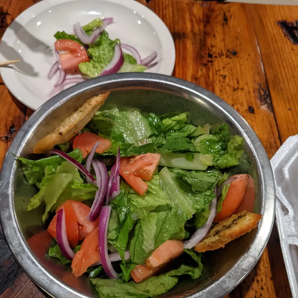 Grilled Salmon with Mixta Salad