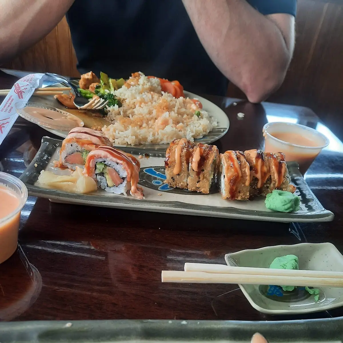 Pink Lady Roll and Special Deep Fried Roll
