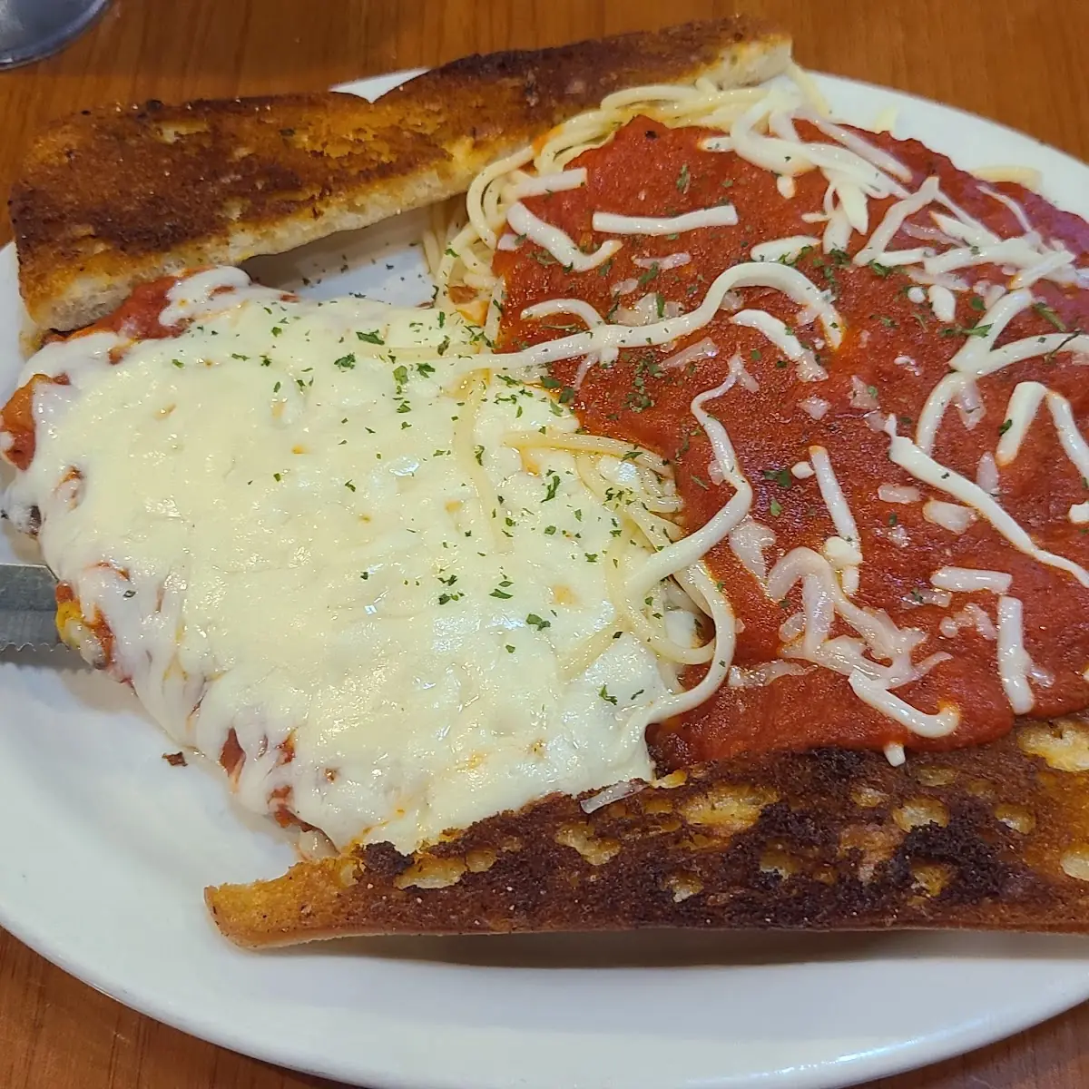 Chicken Parmigiana One Breast