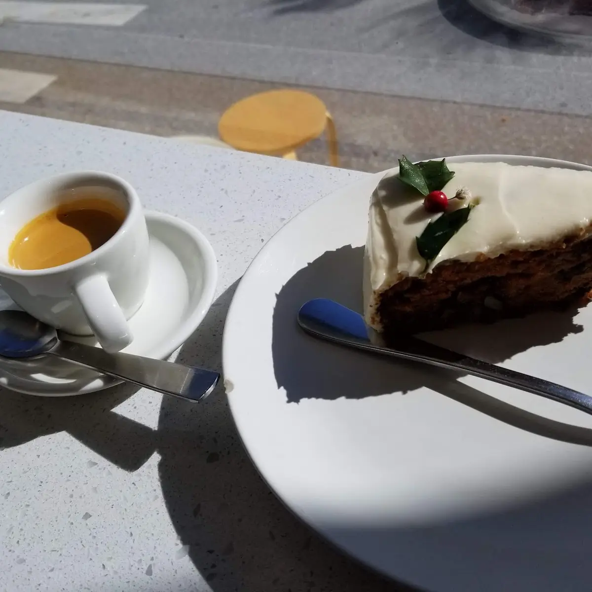 Carrot Cake and Espresso