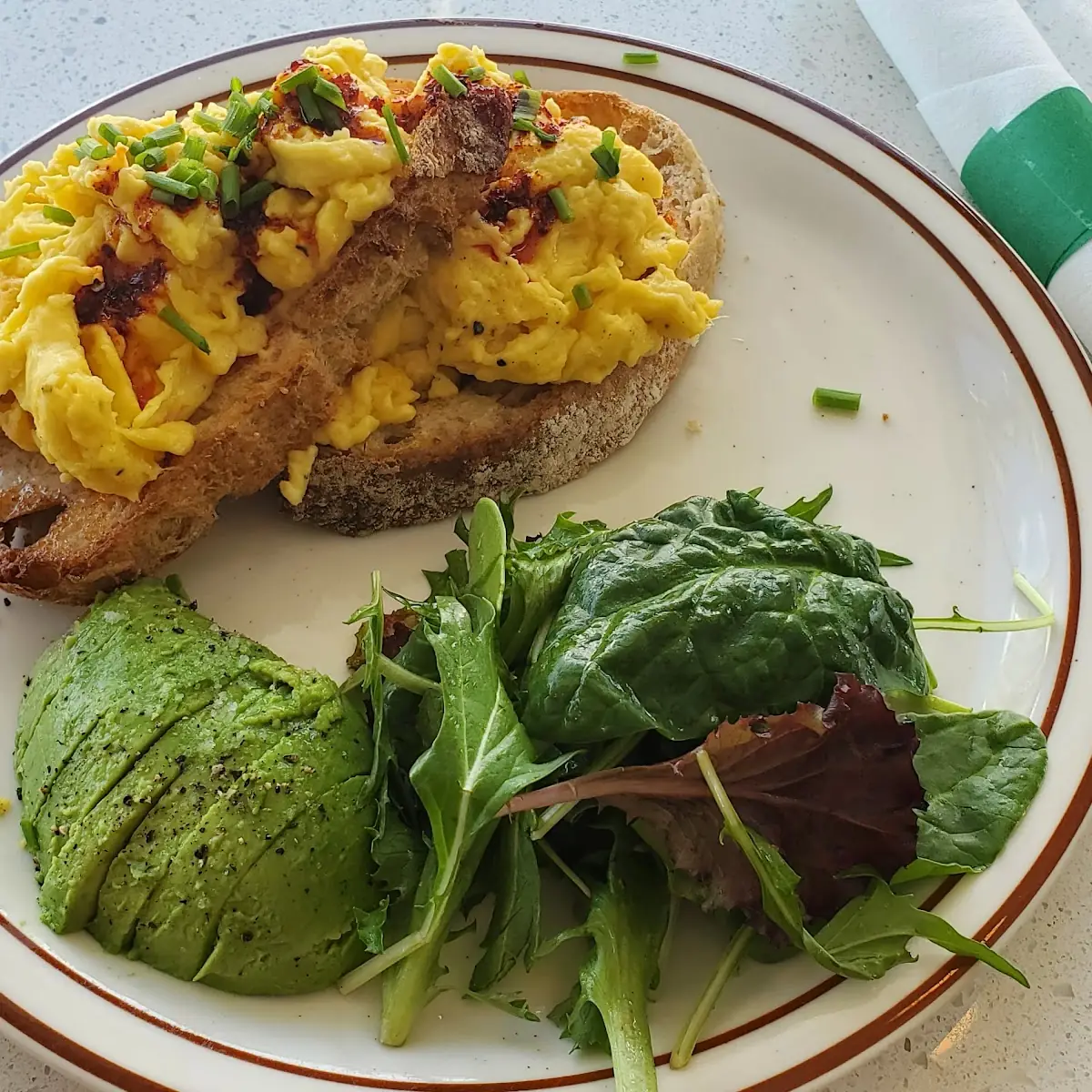 Scrambled Egg Toast