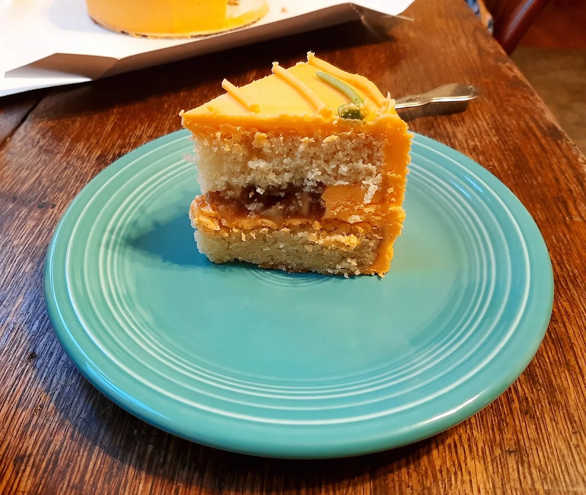 Caramel Apple Pie Filled Cake