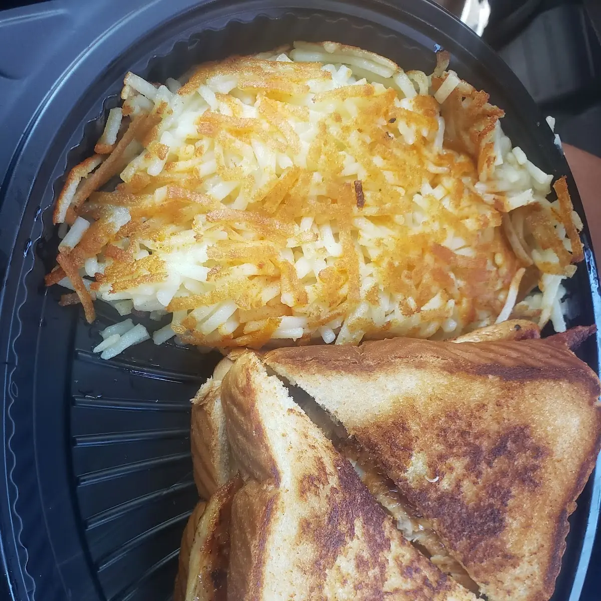 Chicken Patty Melt with Hash Brown