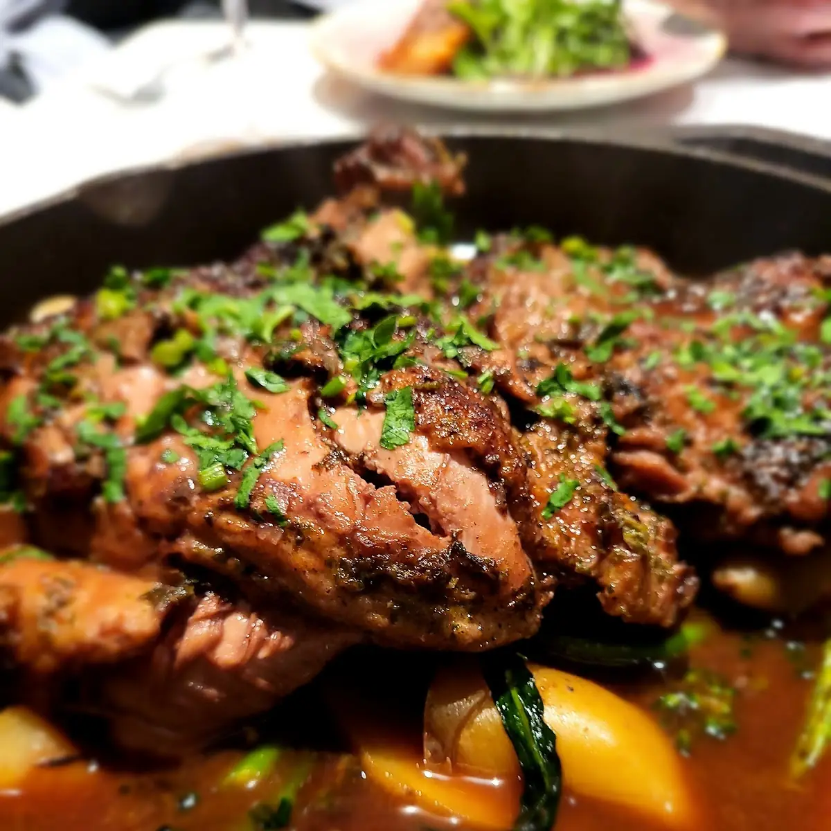 Wine Braised Volcano Lamb Shank