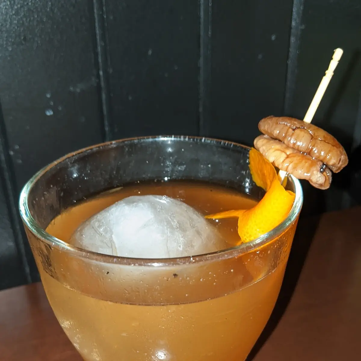 Toasted Pecan Smoked Old Fashioned