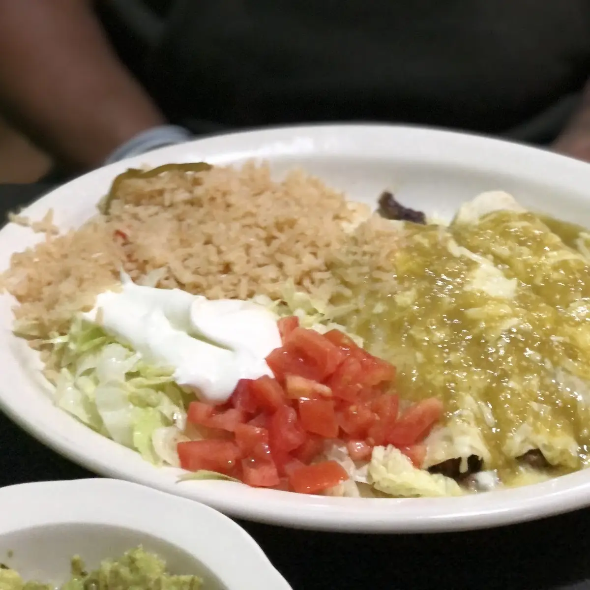 Beef Enchilada Plate