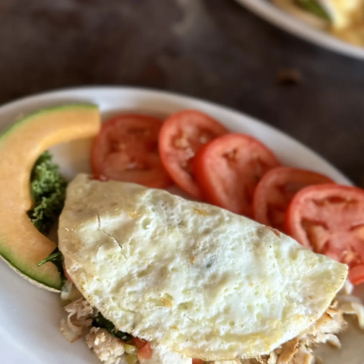 Chile Relleno Egg White Omelette with Turkey