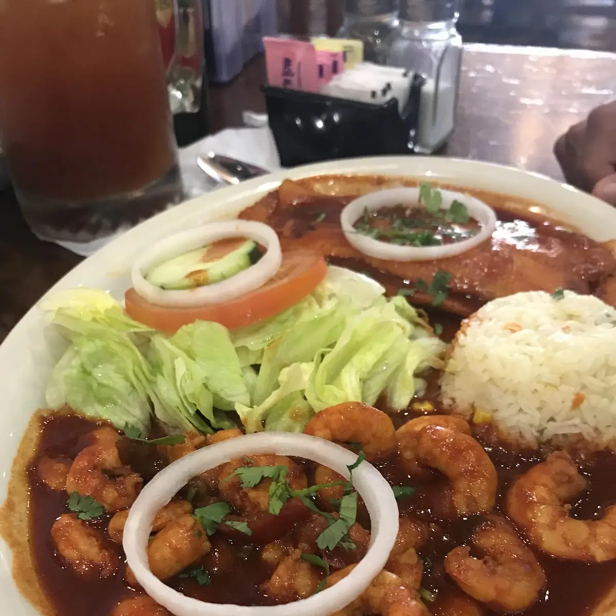 Camarones Rancheros Ranchero Style Shrimp
