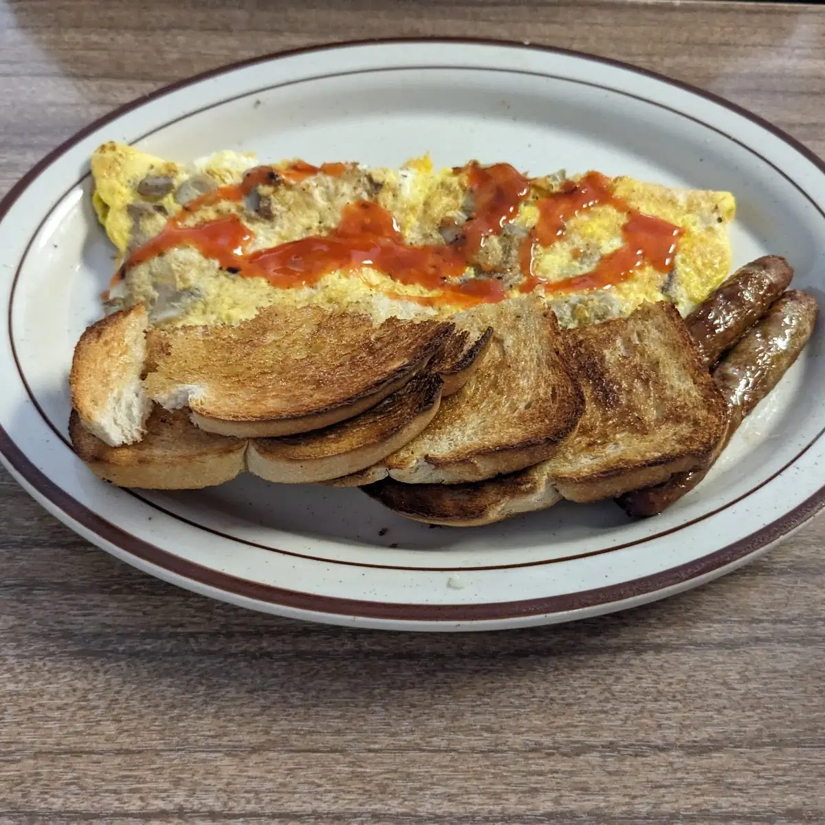 Mushroom and Cheese Omelette