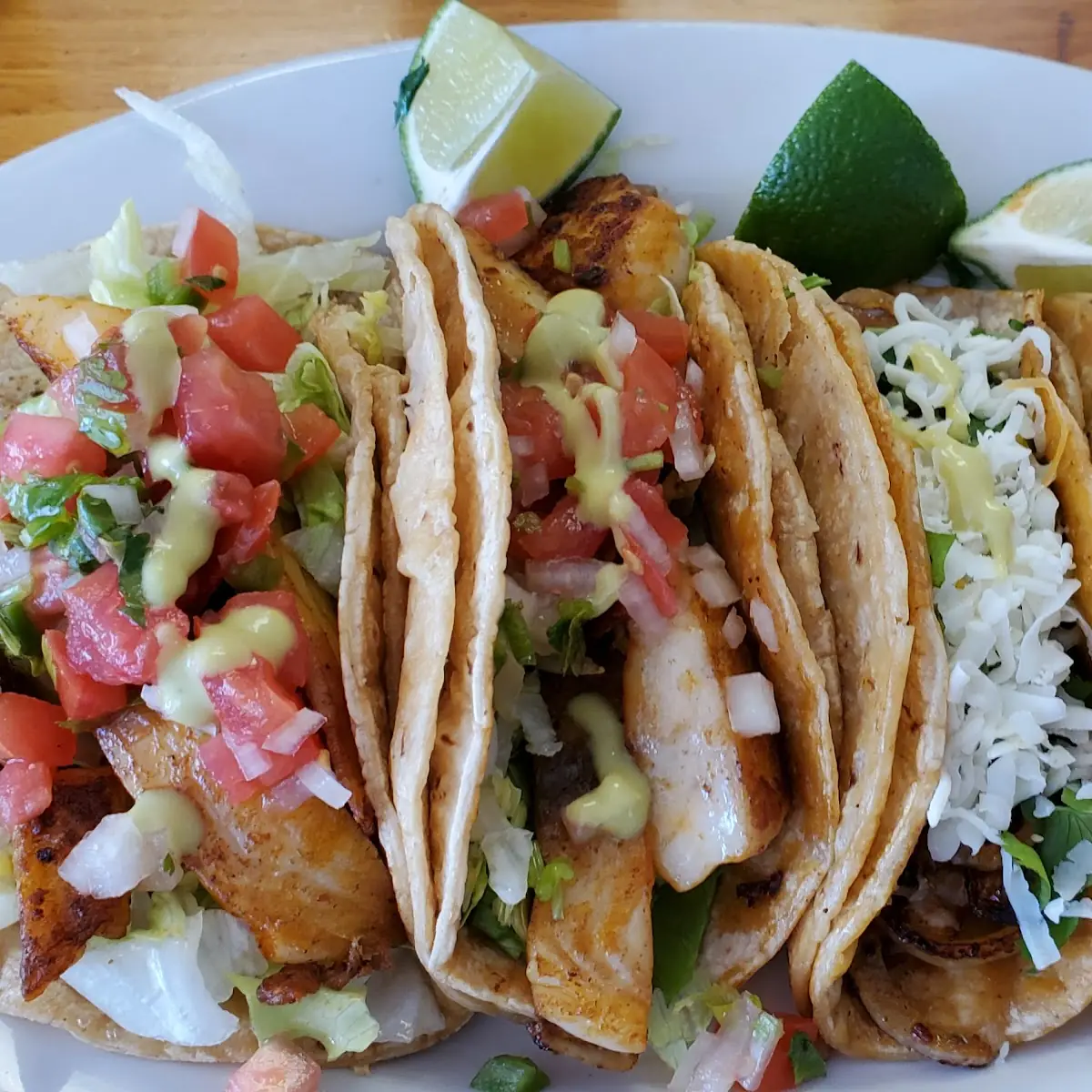 Fish Tacos Steak Tacos