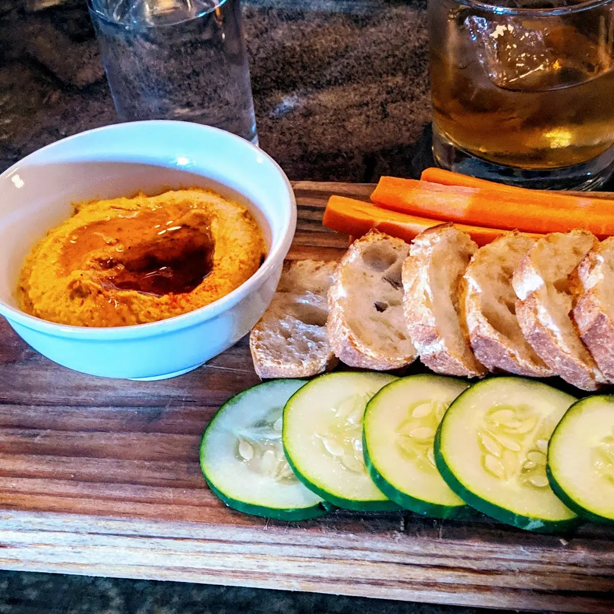 Hot Chicken Hummus