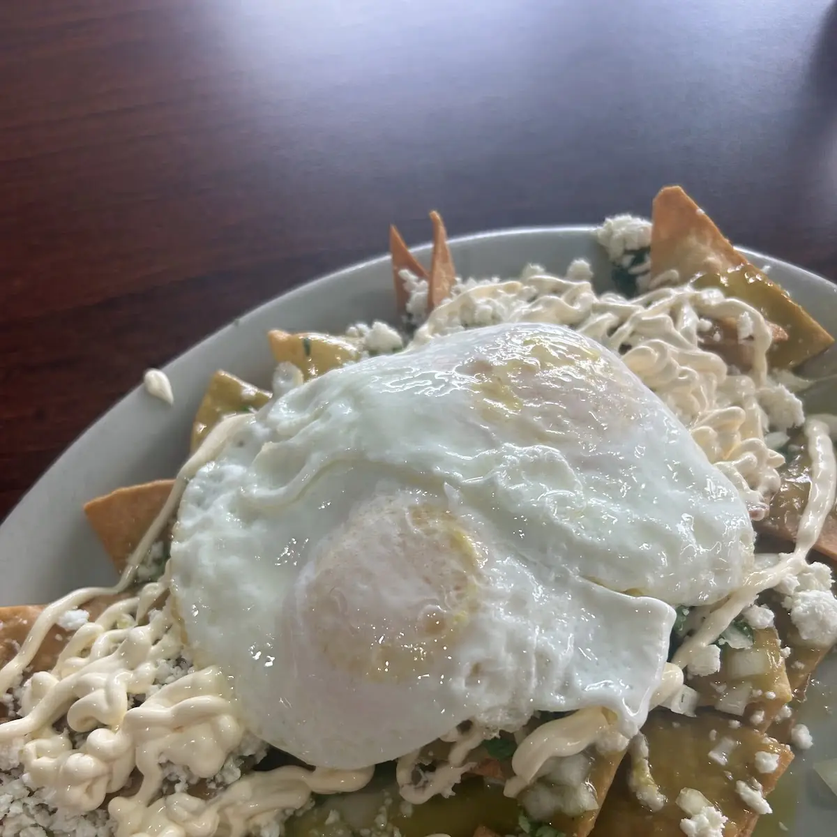 Chilaquiles Plate