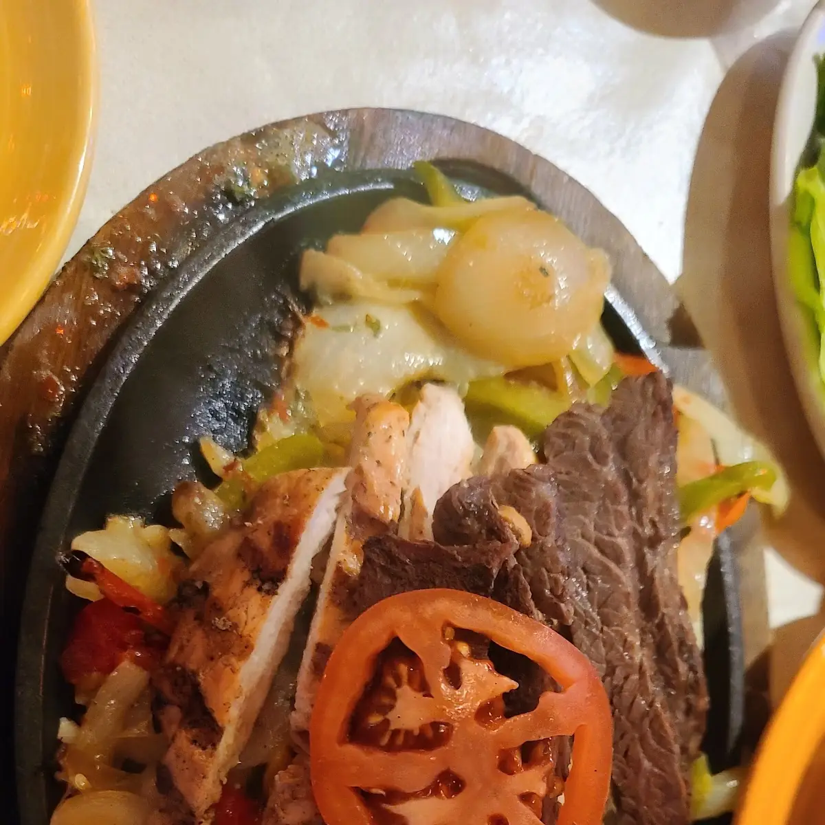 Chicken and Steak Fajitas