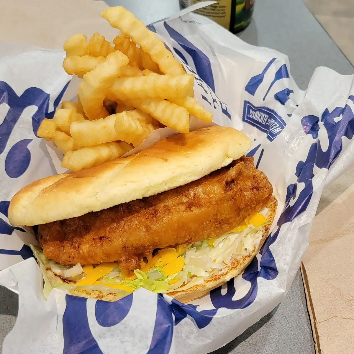 Cod Fish Sandwich Basket
