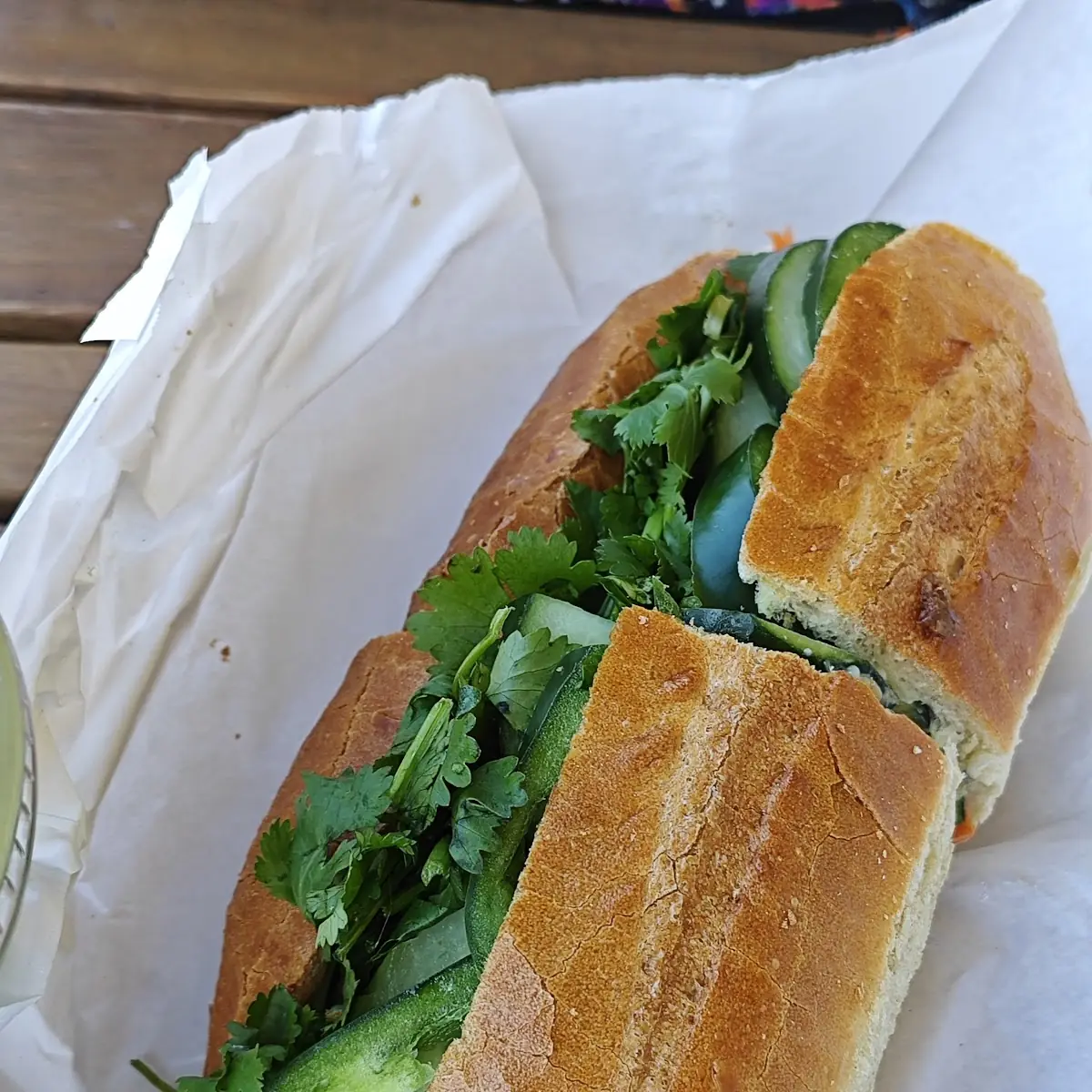 Spicy Seitan Sandwich BM MÌ Căn