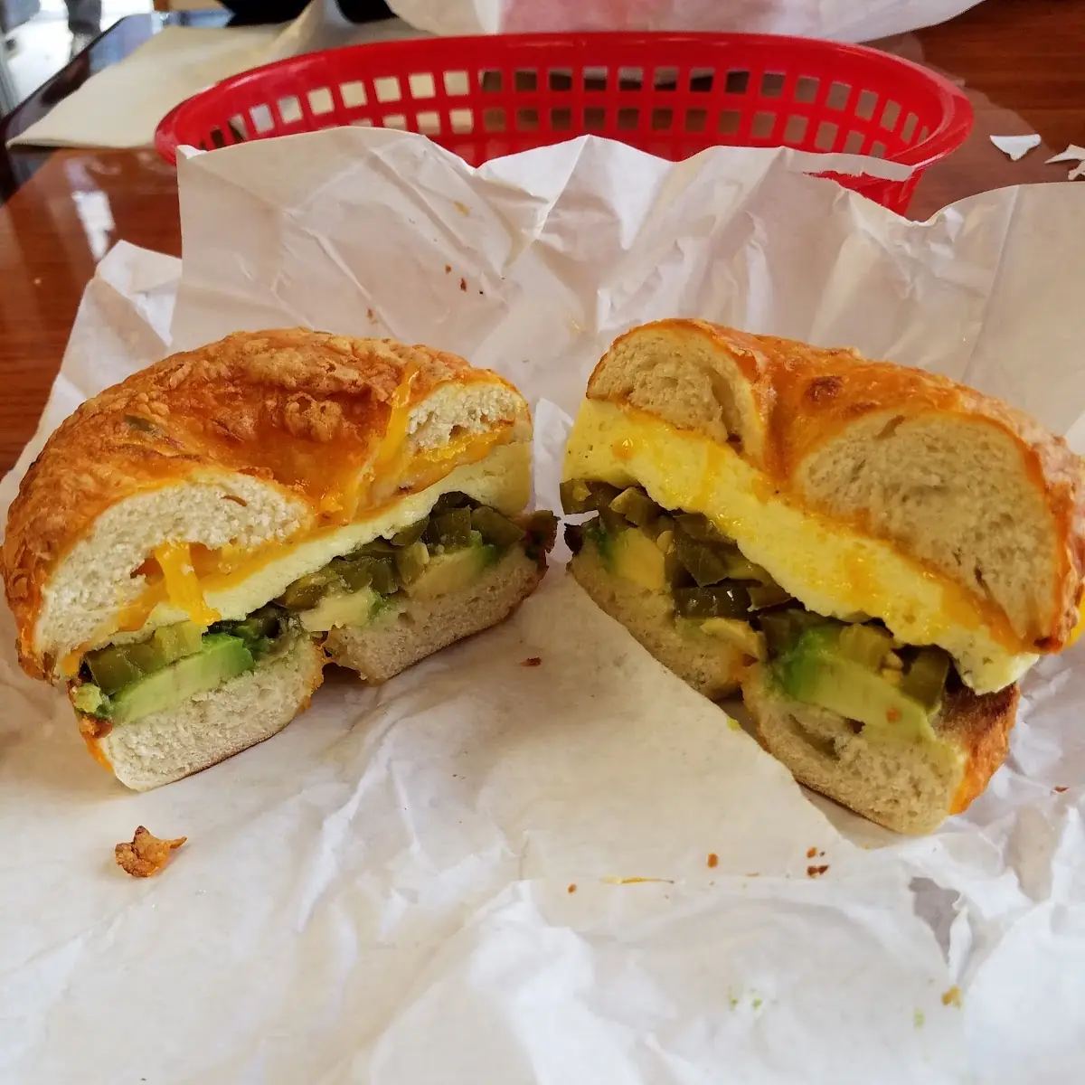 Jalapeno Cheese Bagel