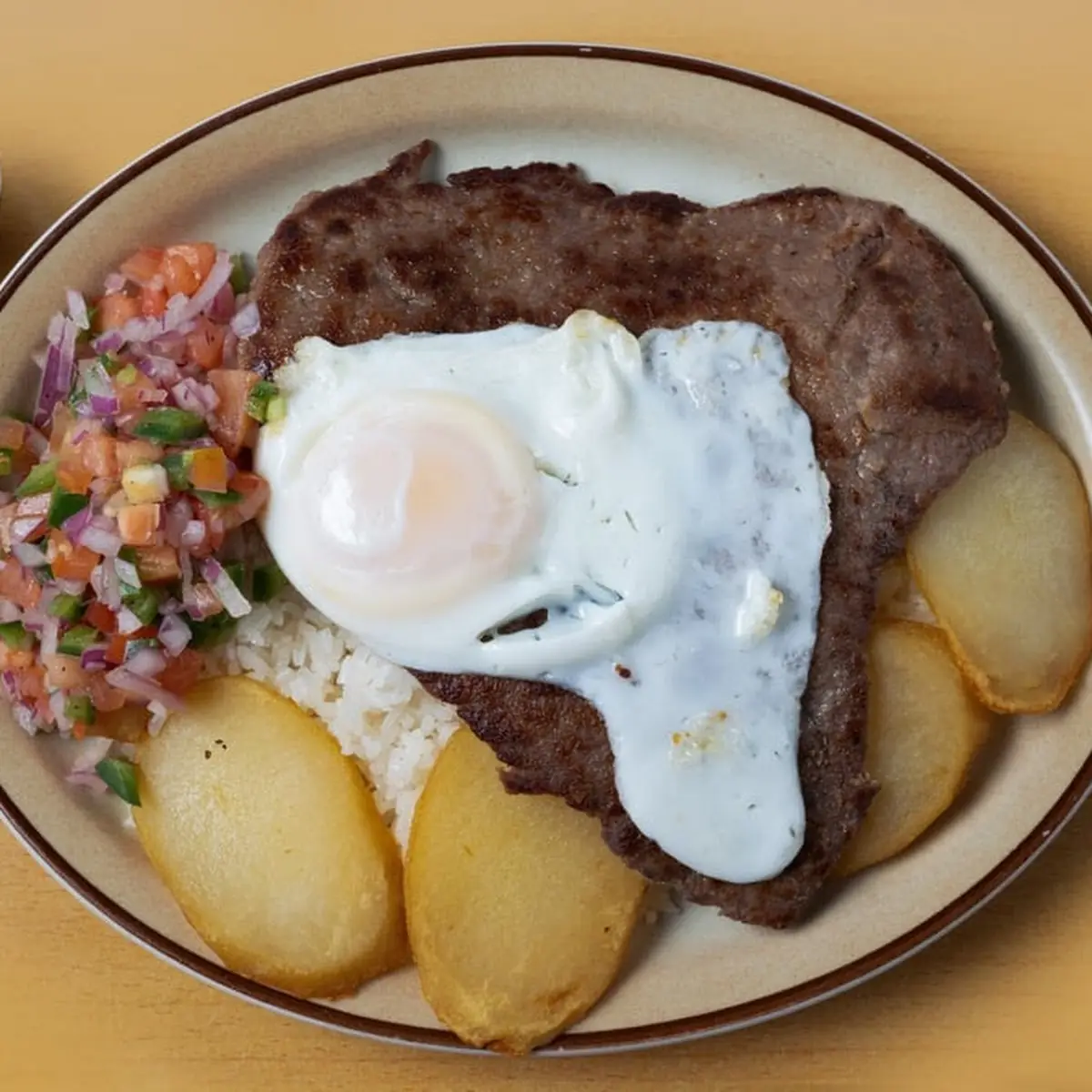 Silpancho Breaded Steak & Egg