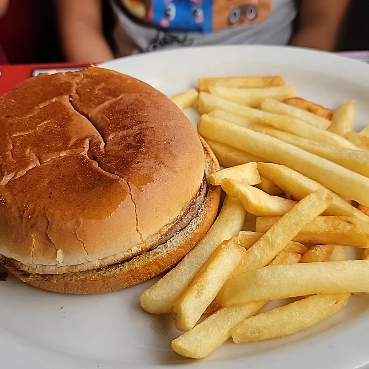 Kids Cheeseburger and Fries