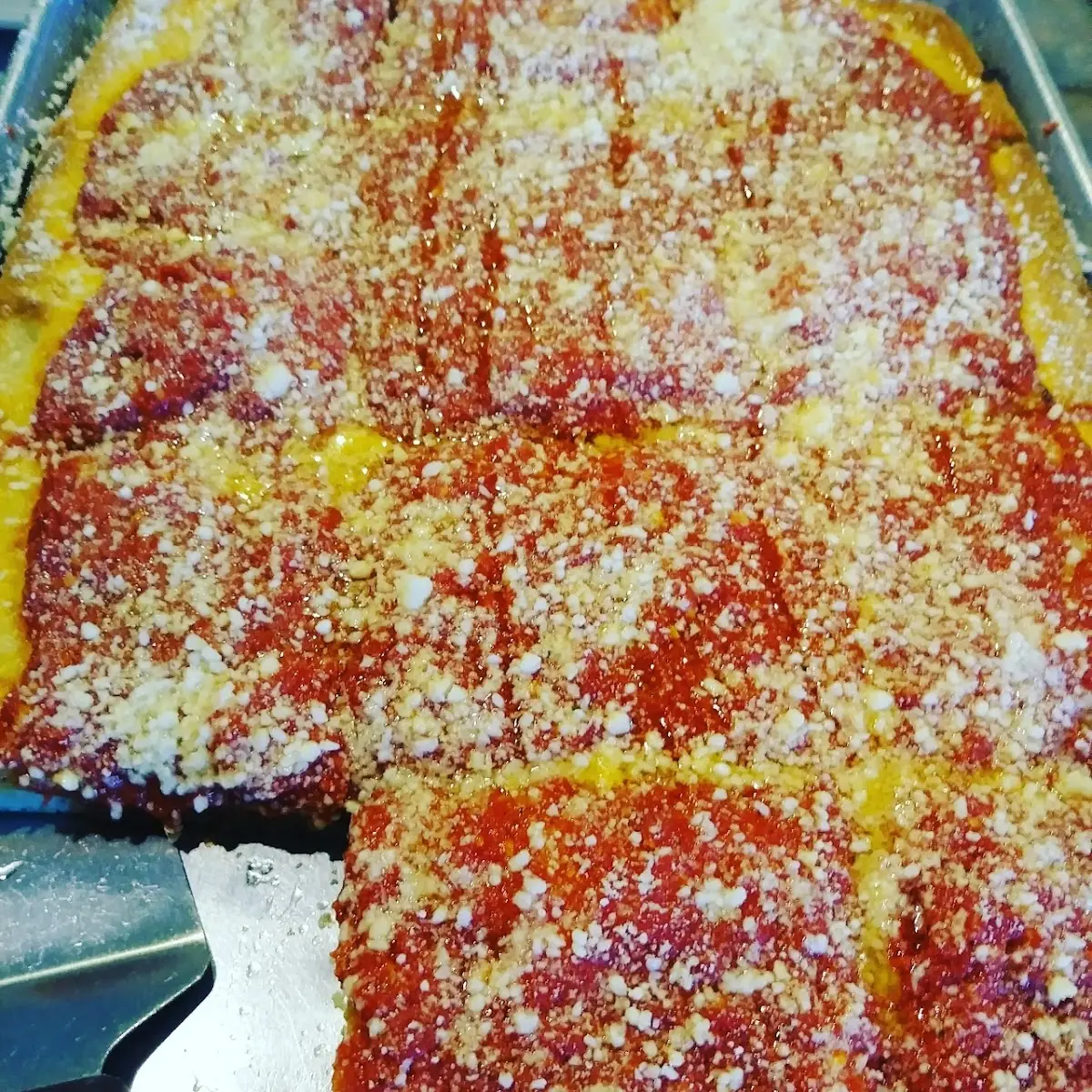 Sicilian Style Thick Pan Pizza