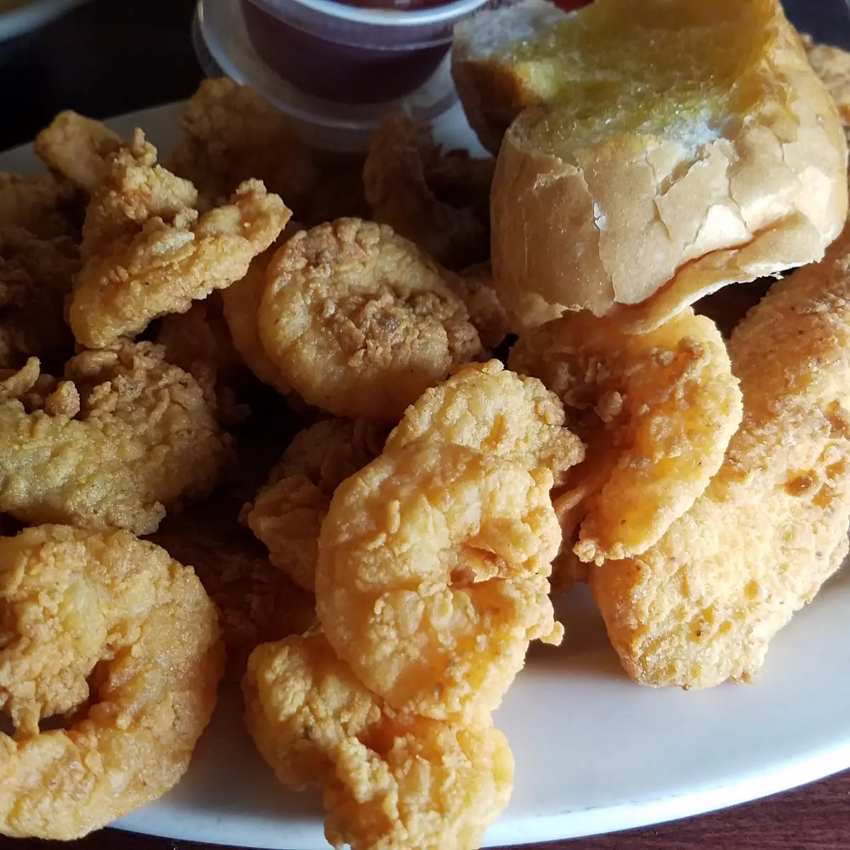 Half Fried Shrimp Poboy