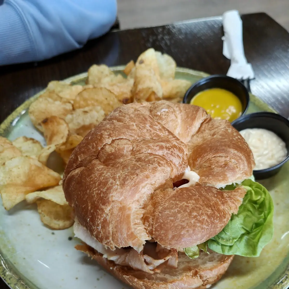 Turkey blt Croissant