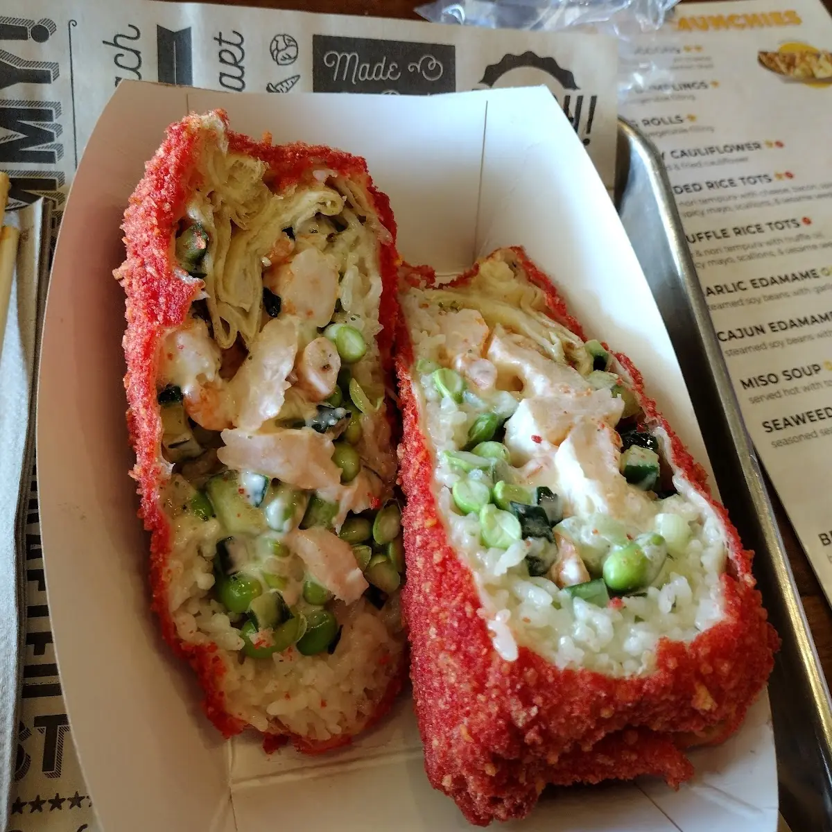 Holy Krab Hand Roll