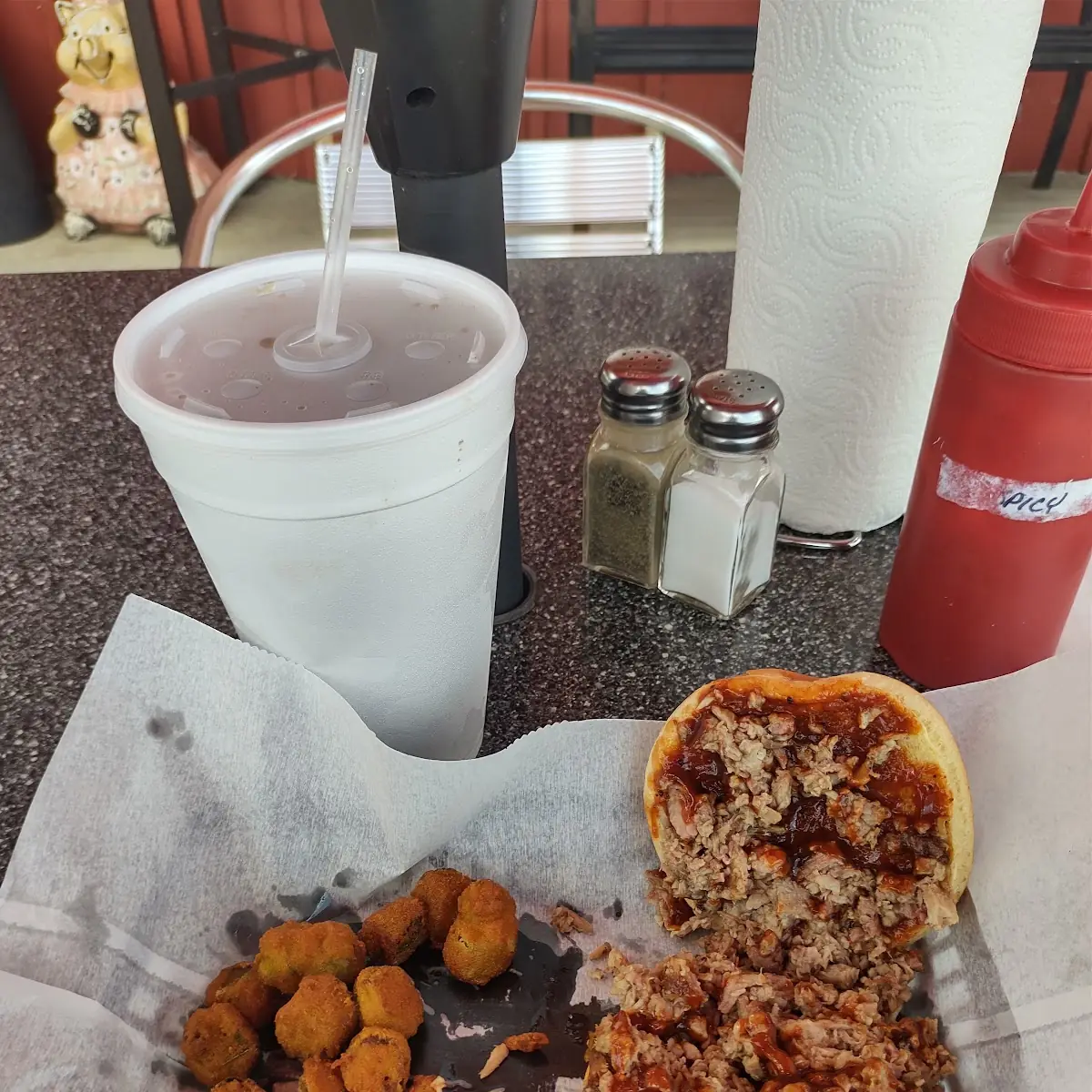 Chopped Outside BBQ Sandwich