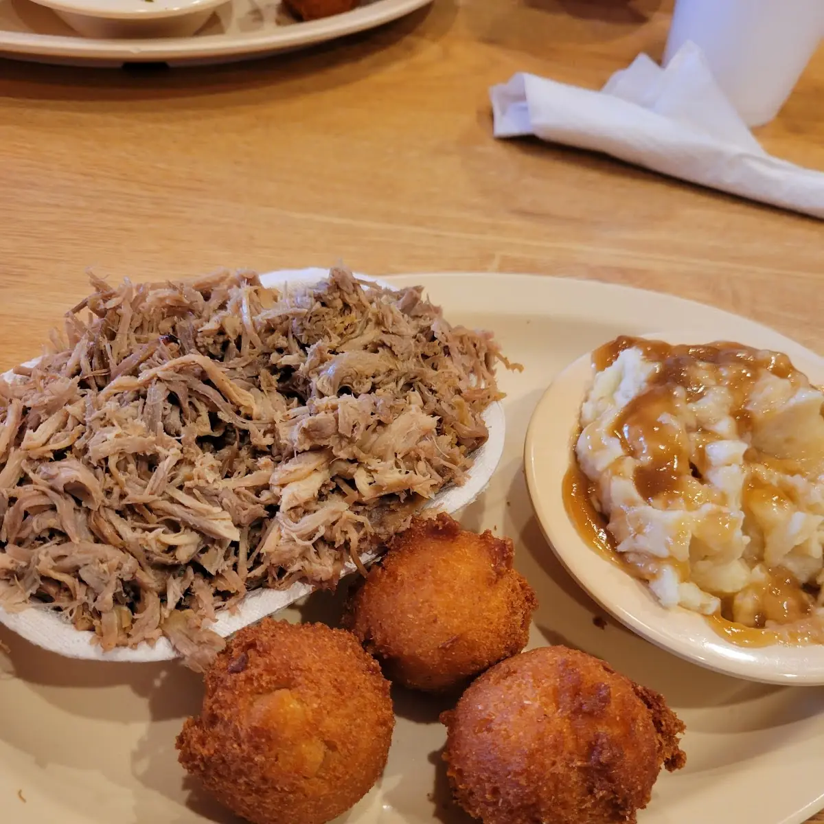 Pulled Pork with Mash and Gravy