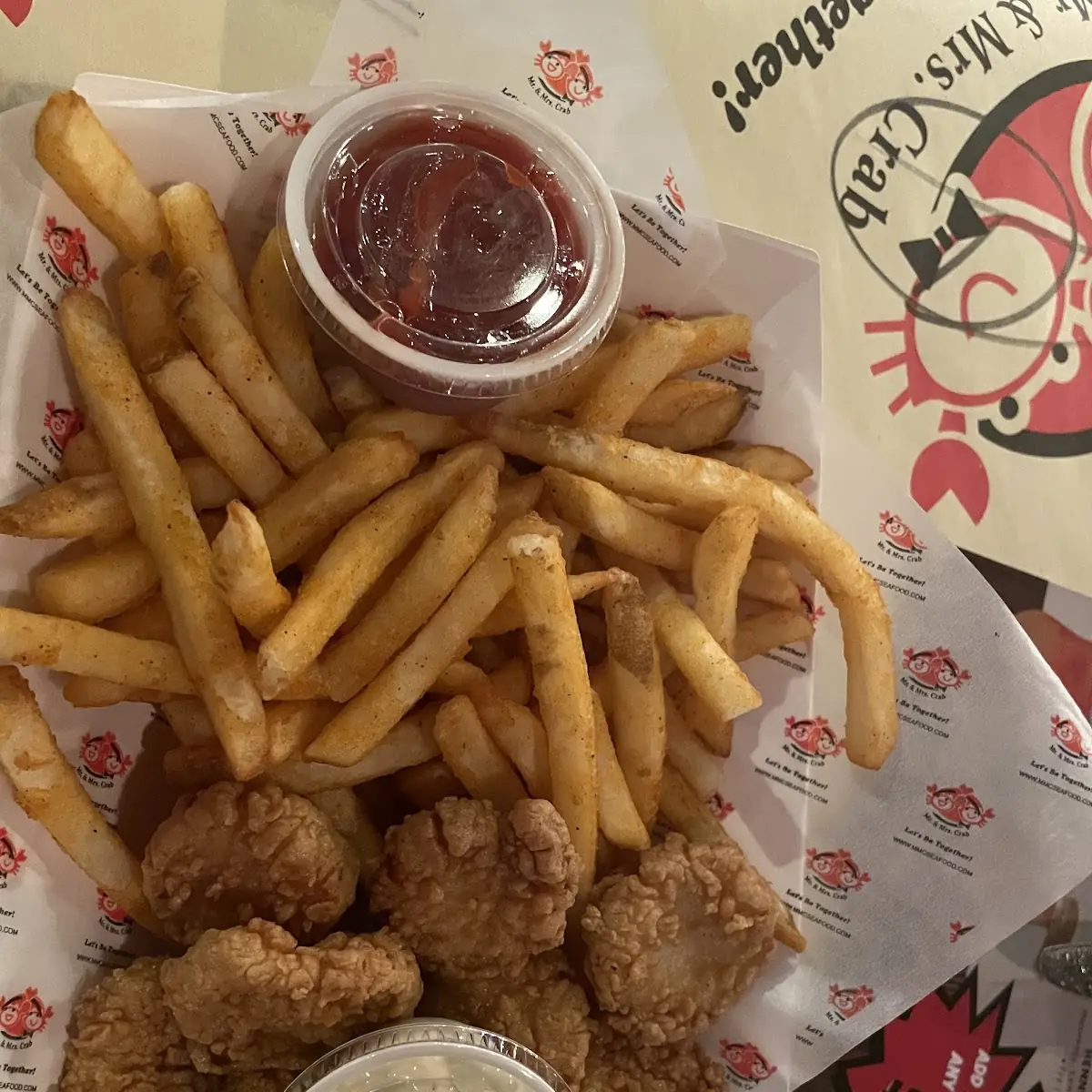 Fried Scallops with Fries
