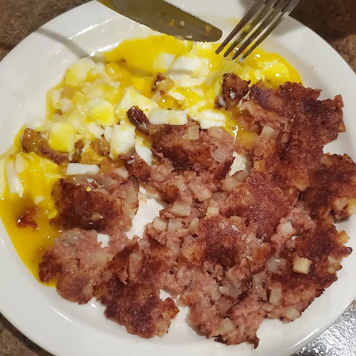 Corned Beef Hash & Eggs