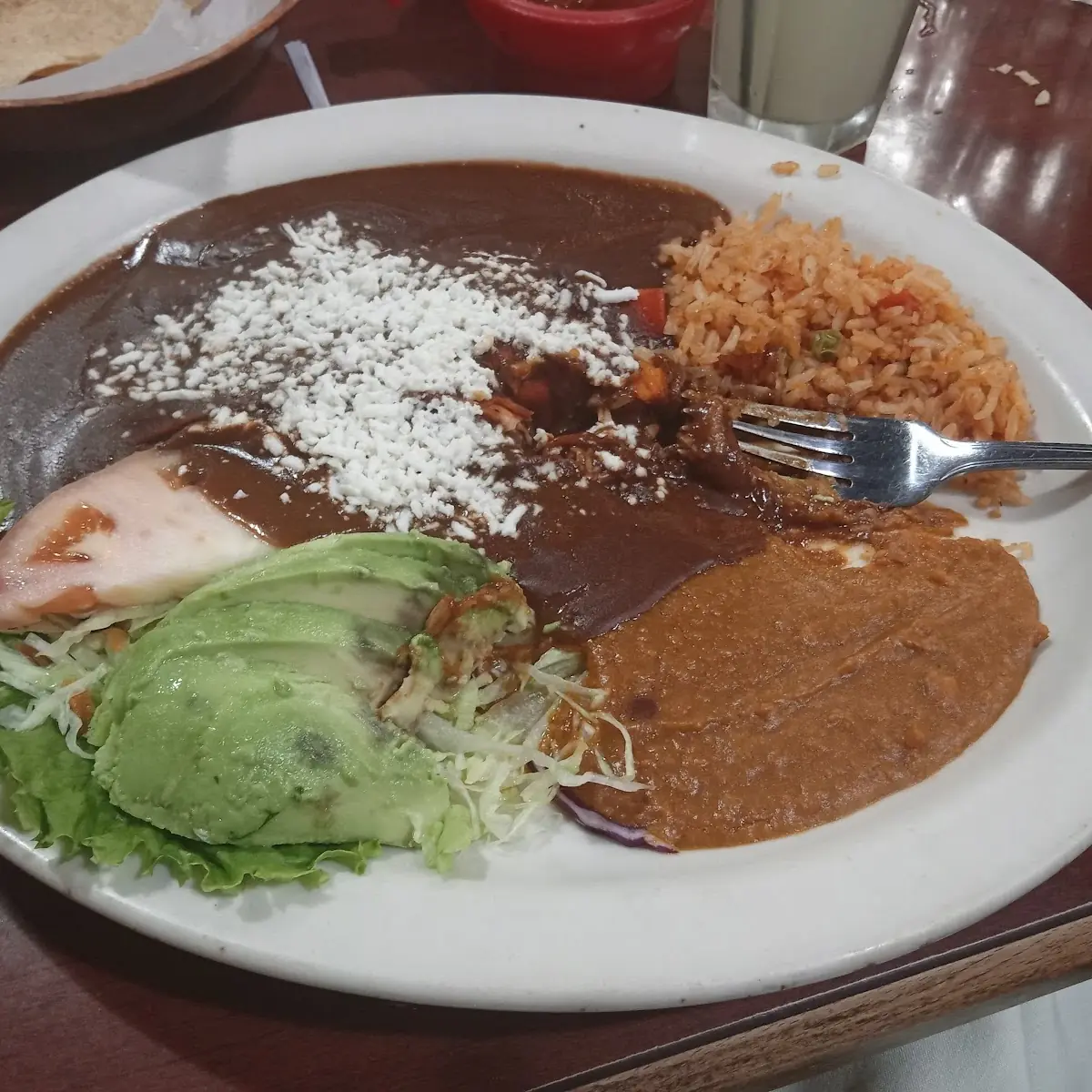 Mole Chicken Burrito