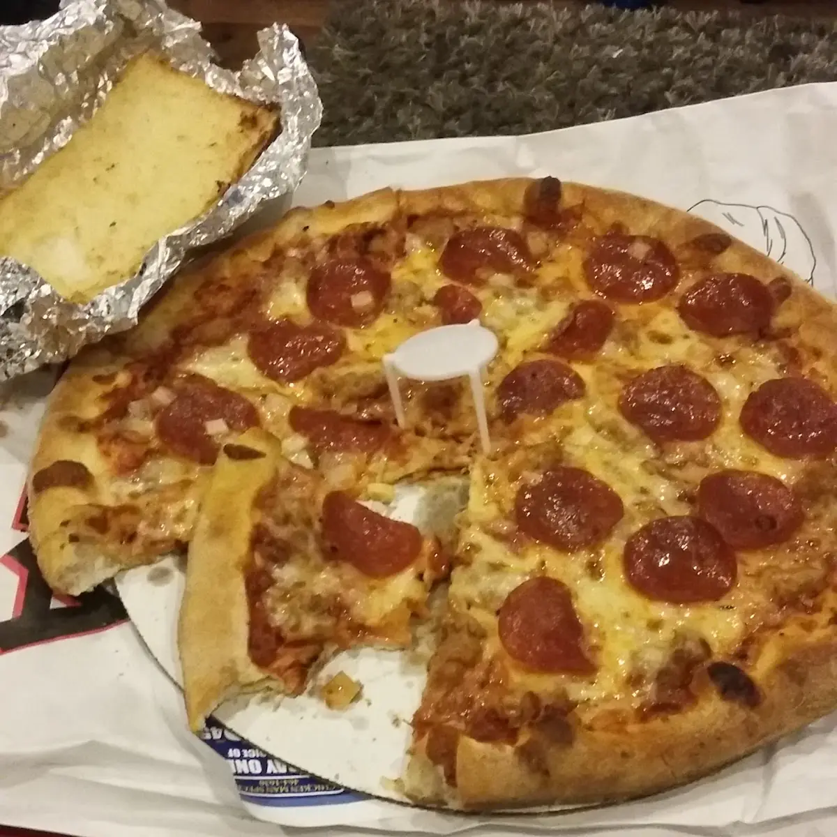 Large Cheese and Sausage Pizza
