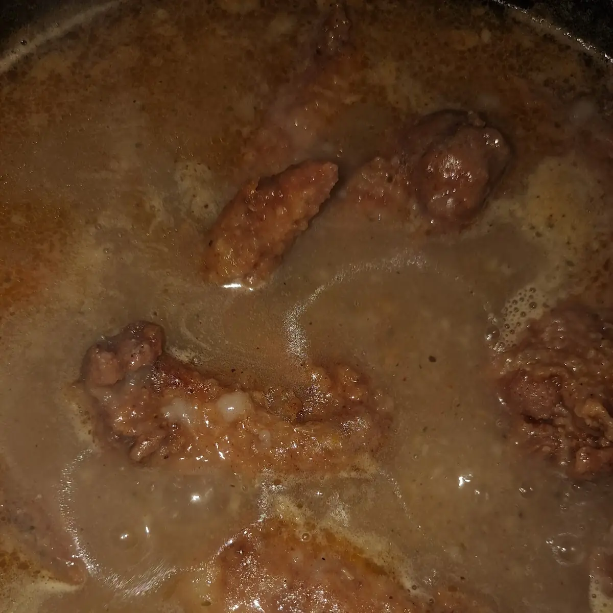 Smoothered Chicken Wings and Scratch Gravy