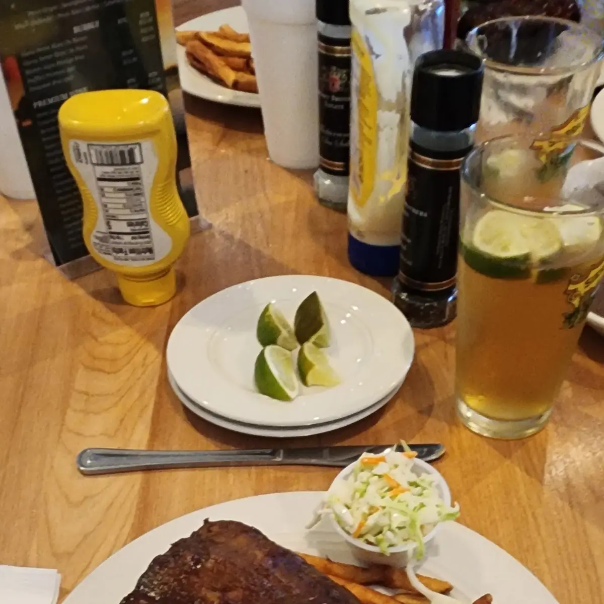 Half Rack of Ribs w Fries