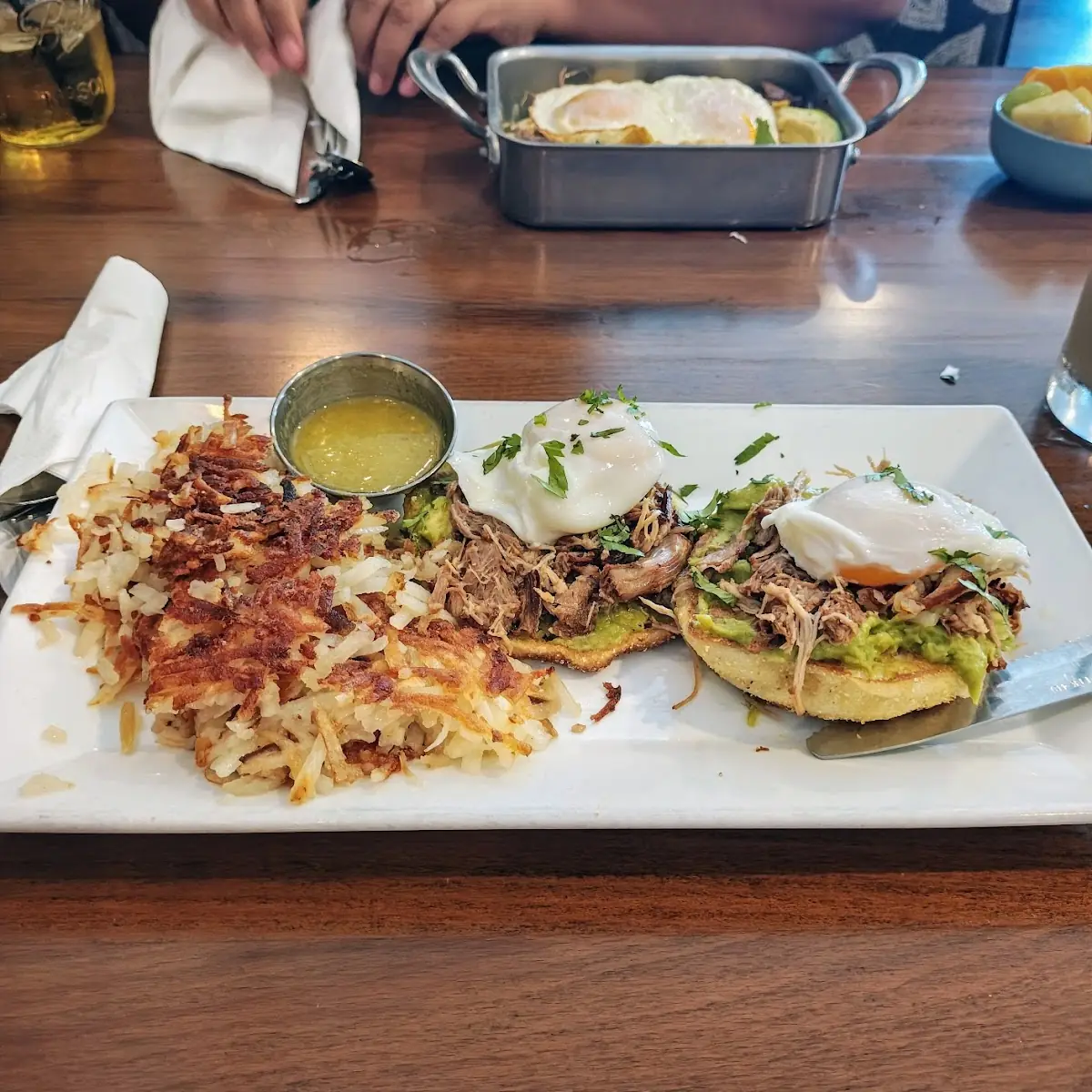 Carnitas Eggs Benedict