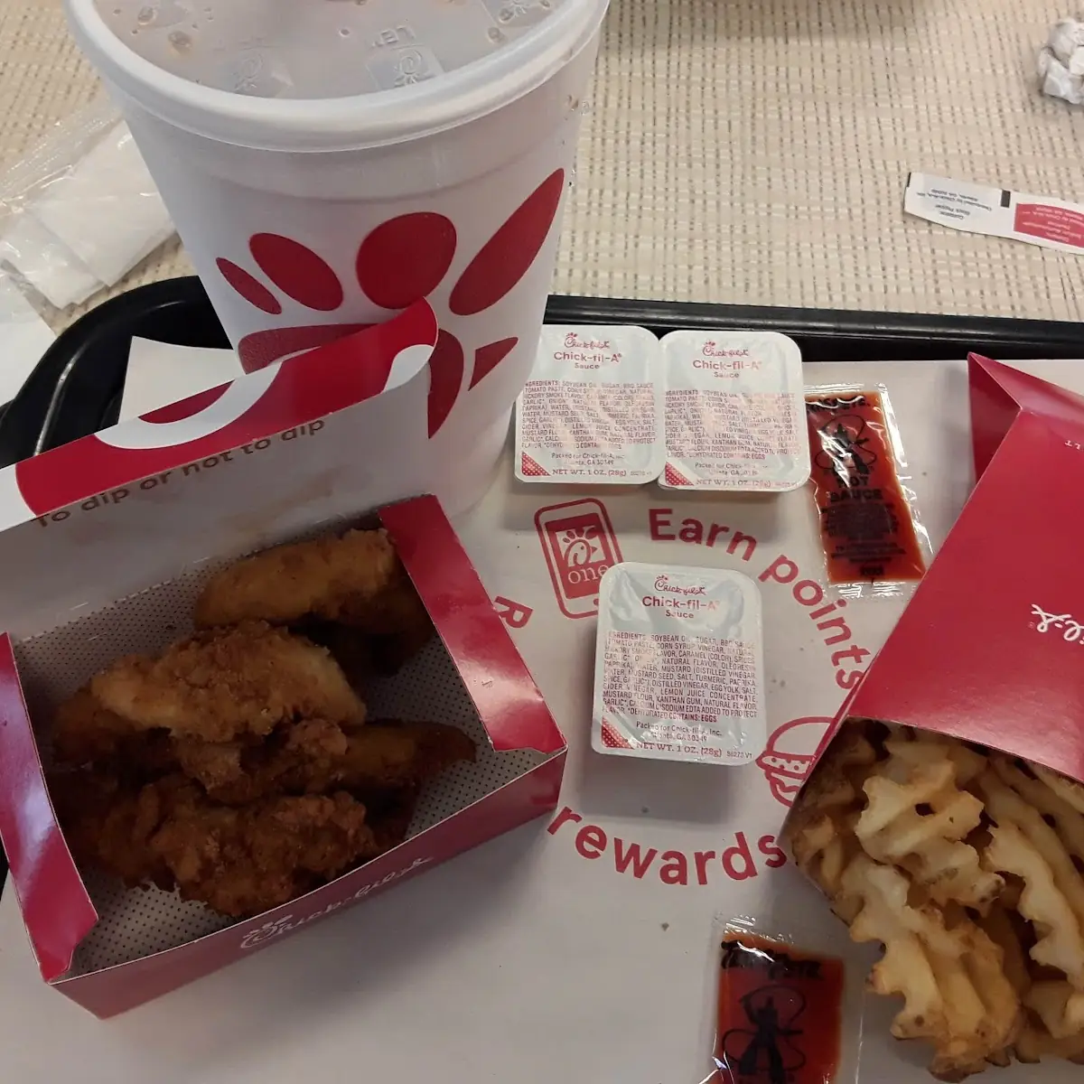 Chicken Strips Large Combo Meal 7 59