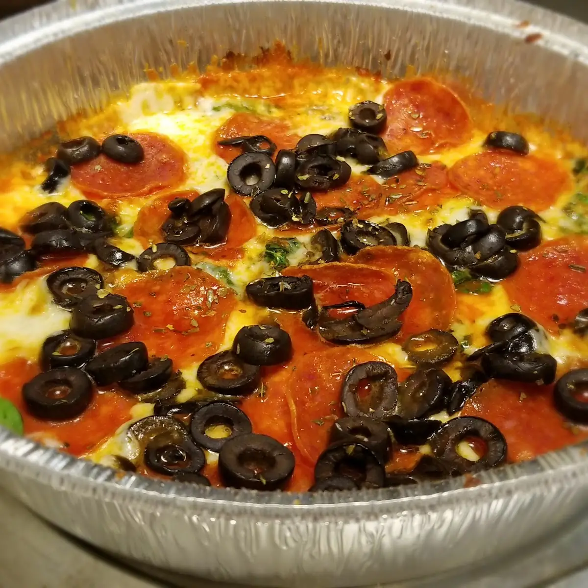 Crustless Pizza Bowl