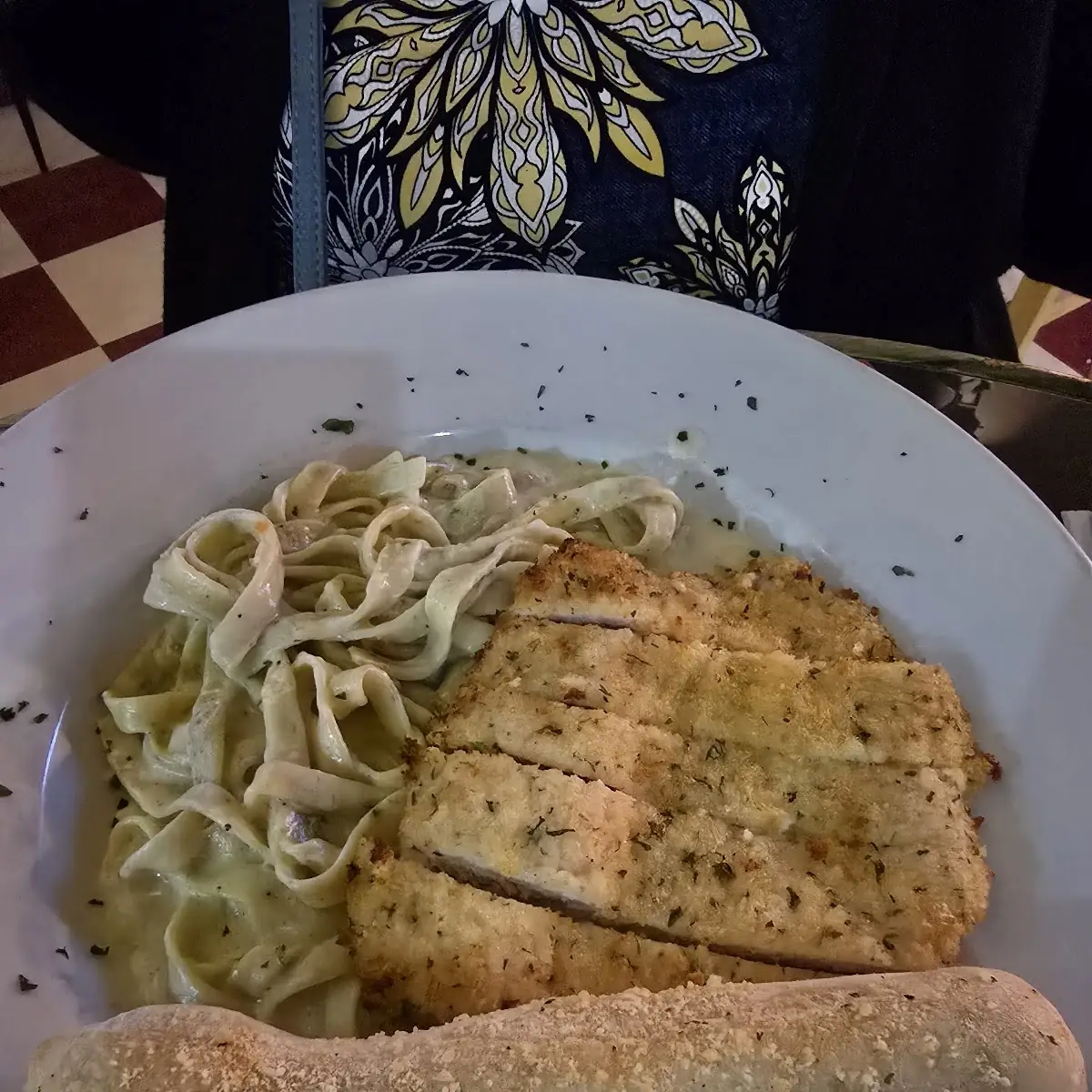 Blackened Chicken Fettuccine